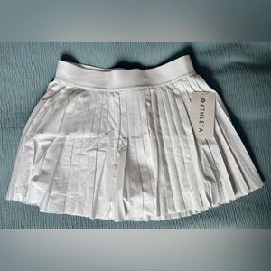 Athleta White Match Point Pleated Skort Size M